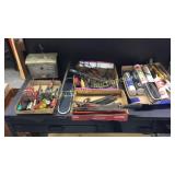 Bird House, Grease, Files, Screwdrivers,