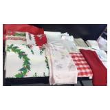 Assorted table linens