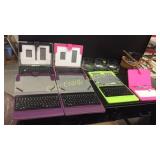 Handblown Glass Salad bowl and Three glass bowls