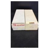 Two boxes of Assorted Baseball cards