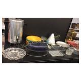 Sunbeam Coffee Pot, Granite Roaster, Wicker P