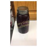 Purple Mason Jar