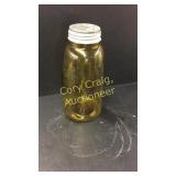 Amber Yellow Mason Jar