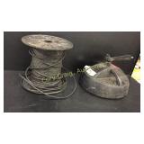 Roll of Cable and Attachment to Pressure Washer