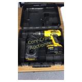 Dewalt 18 Volt Drill has Case, Battery and Charger