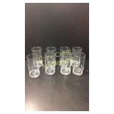 (8) Drinking Glasses