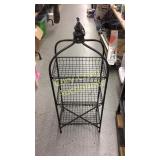 Decorative Wire Rack 3 Shelves 44" T