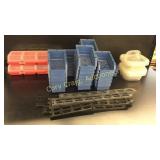 Garage organizer bins and containers