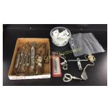 Clamps, turn buckle eye to hook, weight,