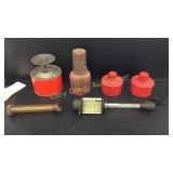 (2) Vintage Testers, (3) Kerosene Heaters,