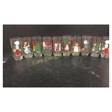 Coca-Cola Christmas glass set
