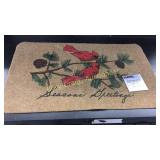 Seasons Greetings fashion rug 18"X30"