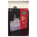 3 piece lit spiral tree set