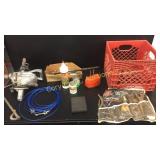 Milk Creat With Assortment Of Tools