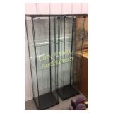 Glass Display Cases With Glass Shelves