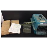 Sidewalk Salt Box W/ Shovel, Drill Bits, Pet Taxi