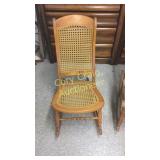 Cane Bottom and Back Rocking Chair