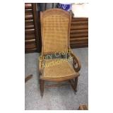 Cane Bottom and Back Rocking Chair