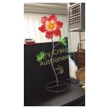 Metal flower decor