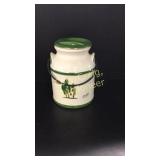 Decorative ceramic milk jug