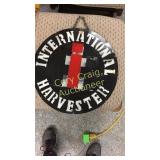 Metal 3D international harvester sign