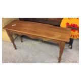 Sofa table 52" wide 16" deep 26" tall