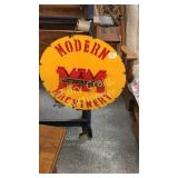 Metal 3D modern machinery sign