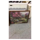 2 puzzle pictures and 1 print