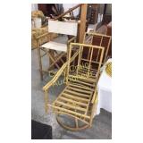 2 Aluminum patio chairs and 1 director chair
