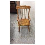 Musical kids rocking chair