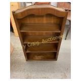 Book shelf 33" wide 12" deep 47.5" tall, over the