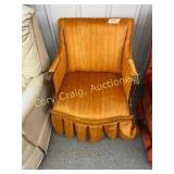 Vintage straight back chair