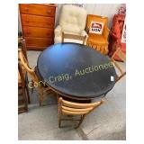 Table and 4 chairs