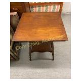 Antique Parlor Table  24"wide 24"deep 29" tall