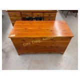 Cedar chest 42.5" wide 21" deep 24" tall