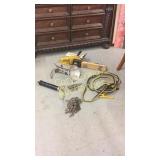 McCulloch electric chain saw, light, jumper