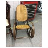 Wicker rocking chair