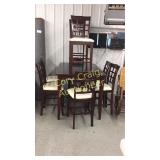 Table and 8 chairs 54" wide 36" deep  36" tall