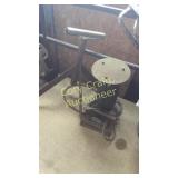 Propane heater and metal homemade roller