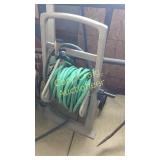 Hose reel with hose