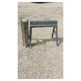 2 metal saw horses