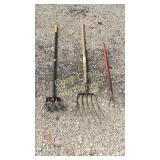 3 garden tools