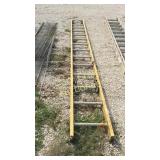 Aluminum and fiberglass ladder 14 foot