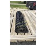 Roll of black snow fence