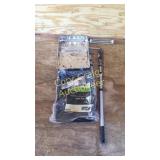 Paint tray, roller and brushes