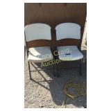 2 life time chairs
