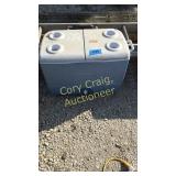 Rubbermaid cooler needs cleaned up bean stored in