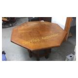 Mission Oak Style Pub table and Four Chairs