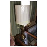 Pair Of Brass Table Lamps