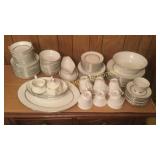 103 PC Set Oxford Bone China White Echo Lenox